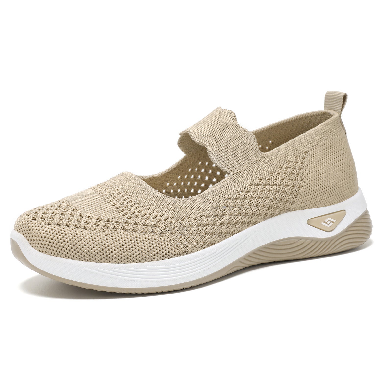Damen Slip-On Sportschuhe mit elastischem Riemen und atmungsaktivem Obermaterial R&B