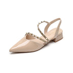 Damen elegante Slingbacks mit modischen Nieten