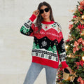 Damen Weihnachtspullover mit festlichen Motiven und bequemer Passform