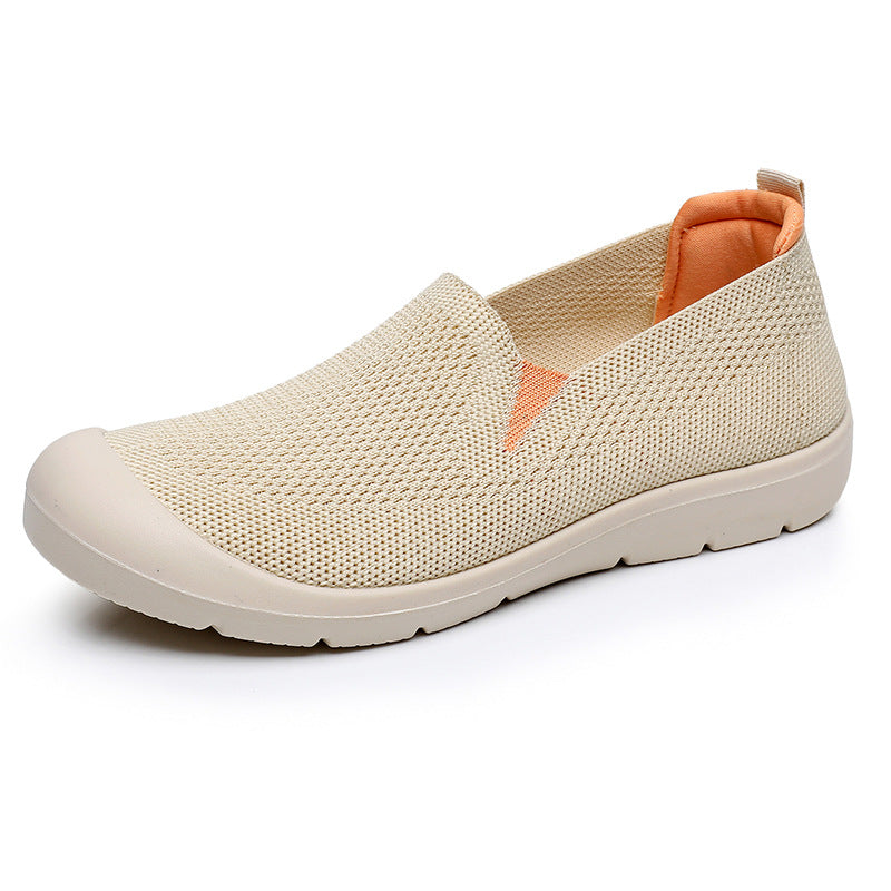 Damen Atmungsaktive Slip-On Sneakers mit flexiblem Einsatz R&B