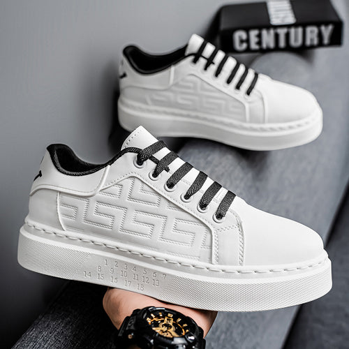 Damen Sneakers mit einzigartigem geometrischem Design und gepolsterter Sohle R&B