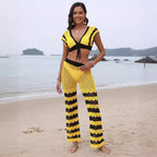 Damen gehäkelte Strandhose R&B