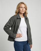 Locker geschnittene Cleanfit Anzugjacke für Damen und Herren im Herbst