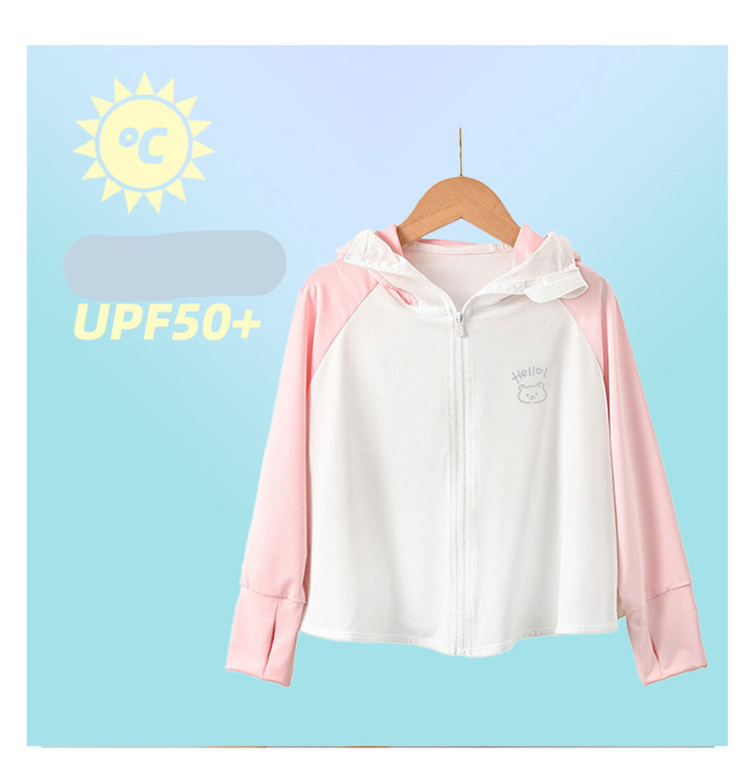 Damen Atmungsaktive Sportjacke mit UV-Schutz und Kapuze R&B
