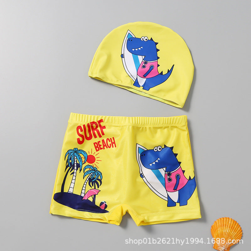 Jungen Schwimmset mit fröhlichem Dinosaurier-Motiv R&B