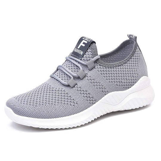 Damen Atmungsaktive Komfort Sneakers mit elastischem Strickdesign R&B