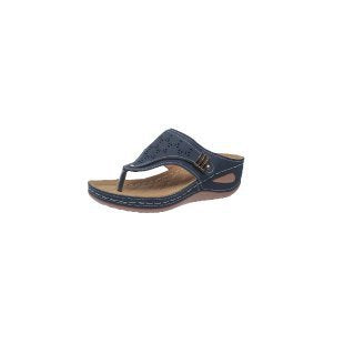 Damen Entspannende Zehentrenner-Sandalen mit modischem Cut-Out-Design und komfortablem Fußbett R&B