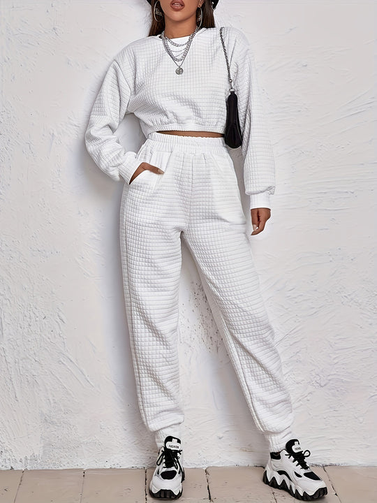 Jogginganzug Damen Quilted Set