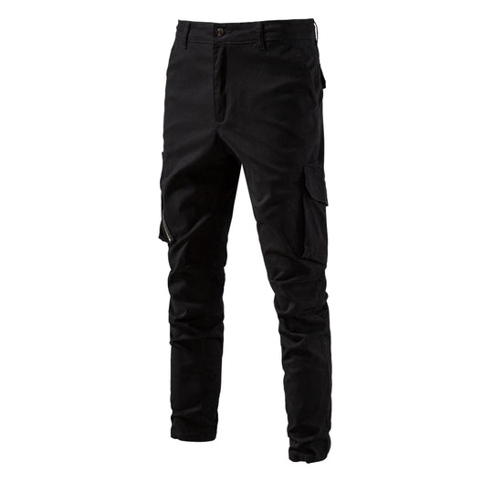 Herren Cargo-Hose mit funktionalen Taschen und elastischem Bund R&B