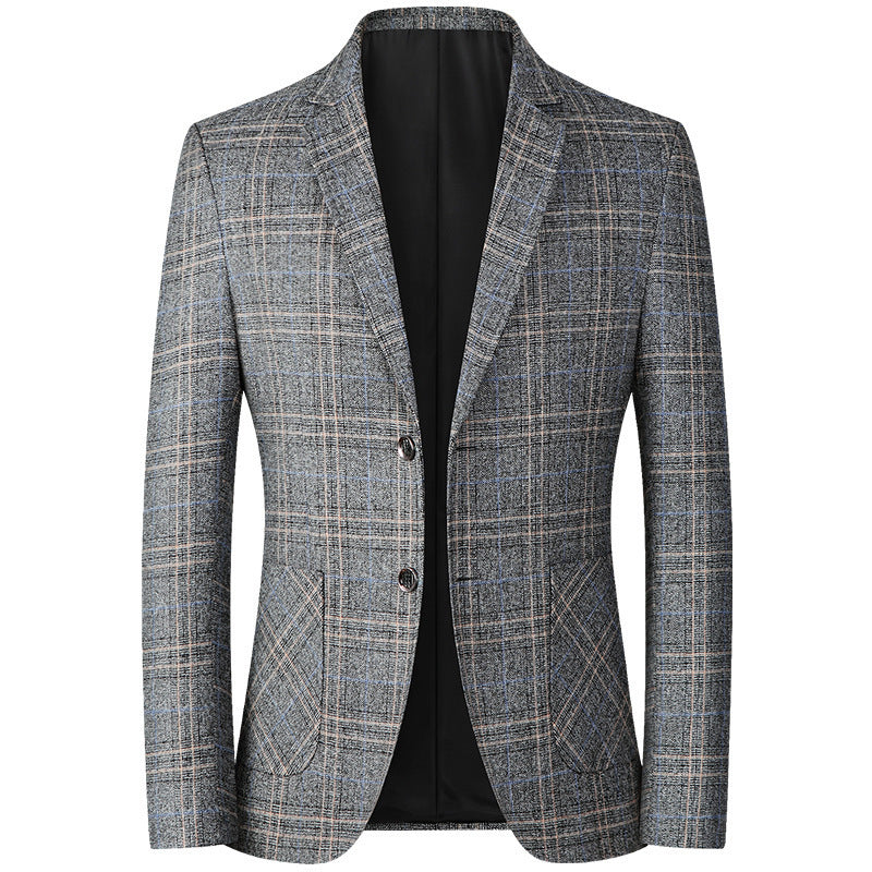 Damen elegante kariert Blazer R&B