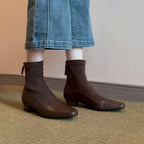 Damen elegante Sockenschuhe mit spitz zulaufender Form und trendigem Design