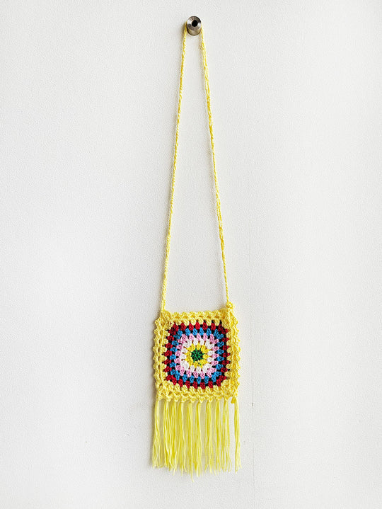 Damen Handgefertigte Häkel Tasche R&B