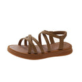 Damen bequeme Riemensandalen mit elastischem Fersenriemen