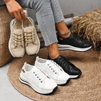 Damen Sportliche Sneakers mit luftiger Textur und rutschfester Sohle R&B