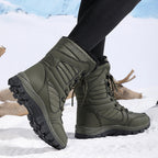 Damen Winterstiefel mit isolierendem Innenfutter und rutschfester Sohle R&B