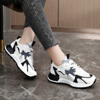 Damen Sportliche Lauf-Sneaker mit stoßdämpfender Sohle und modischem Design R&B