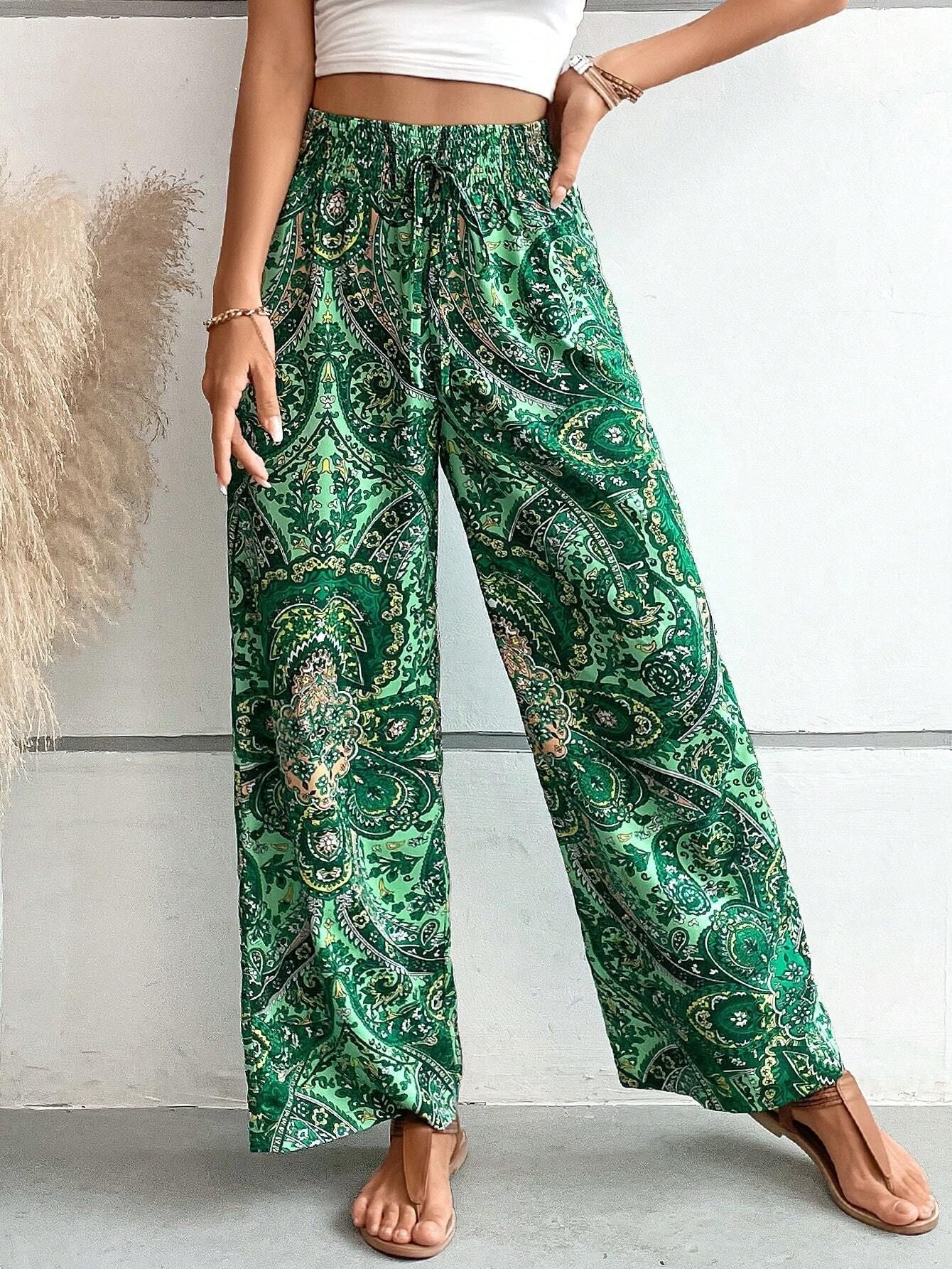 Damen Weite Palazzohose R&B