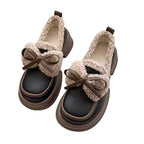Damen Luxus Hausschuhe mit warmem Fleece-Innenfutter und modischem Schleifen-Design R&B