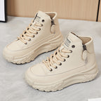 Damen High-Top Sneakers mit wasserabweisender Oberfläche und rutschfester Sohle