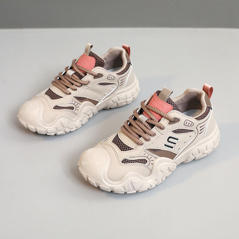 Damen Sportliche Sneakers mit atmungsaktivem Mesh-Obermaterial und strapazierfähiger Laufsohle R&B