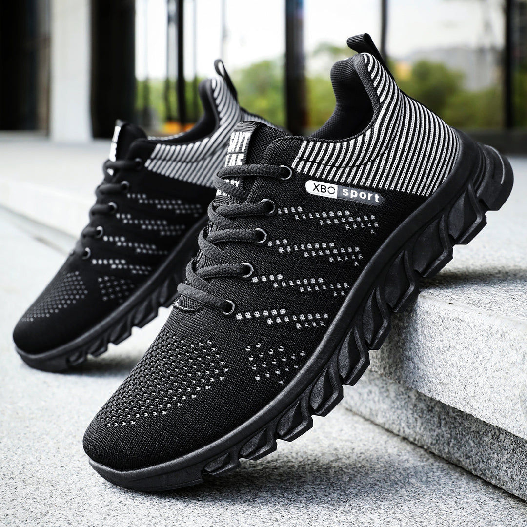 Damen Sportliche Laufschuhe mit atmungsaktiver Mesh-Oberfläche und dämpfender Sohle R&B