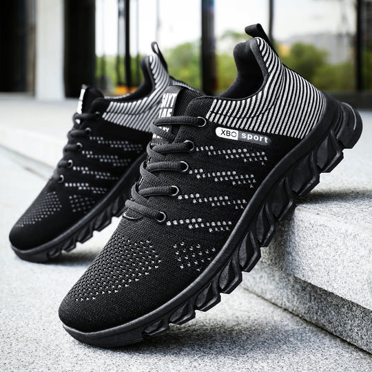 Damen Sportliche Laufschuhe mit atmungsaktiver Mesh-Oberfläche und dämpfender Sohle R&B