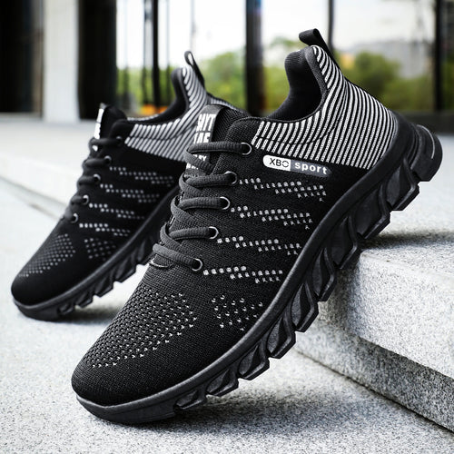 Damen Sportliche Laufschuhe mit atmungsaktiver Mesh-Oberfläche und dämpfender Sohle R&B