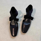 Damen Elegante Slingback-Pantoletten mit modischem Kreuzband R&B