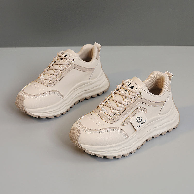 Damen Sportliche Chunky Sneakers mit rutschfester Gummisohle und atmungsaktivem Obermaterial R&B