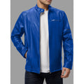 Herren Elegante Kunstlederjacke