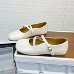 Damen Ballerinas mit elegantem Riemen und weicher Innensohle R&B