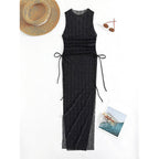 Damen Netzkleid mit Taillierungsoptionen R&B