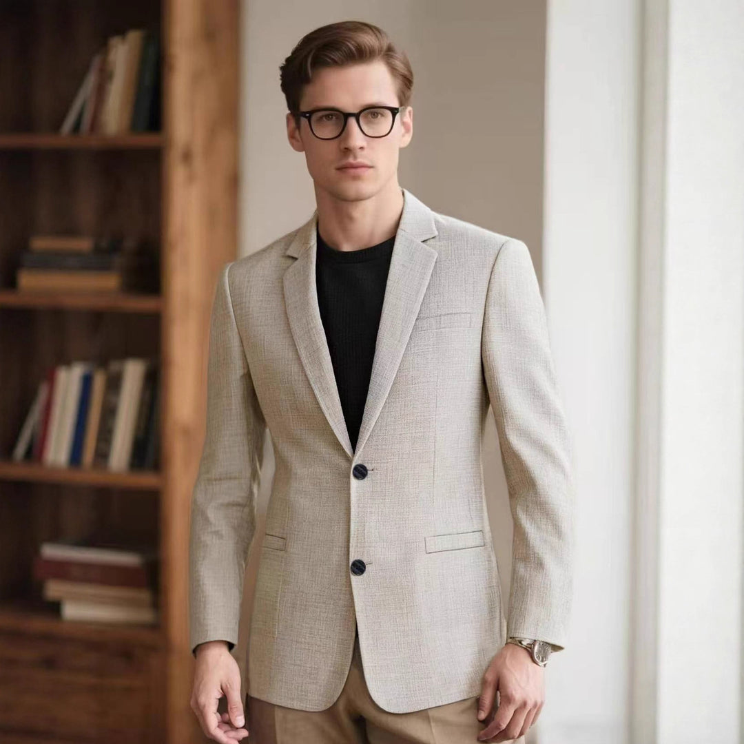 Herren eleganter strukturierten Blazer R&B