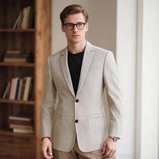 Herren eleganter strukturierten Blazer R&B