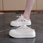 Damen modische Slip-On Sneakers mit atmungsaktivem Mesh und flexibler Sohle R&B