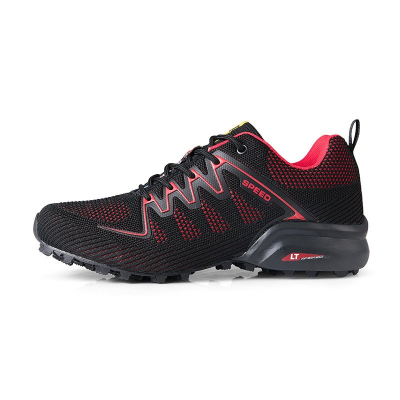 Damen Sportliche Trail-Laufschuhe mit rutschfester Profilsohle und atmungsaktivem Obermaterial R&B