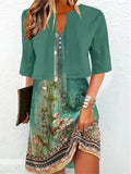 R&B | Elegantes Langrock Zwei-Teile Kleid