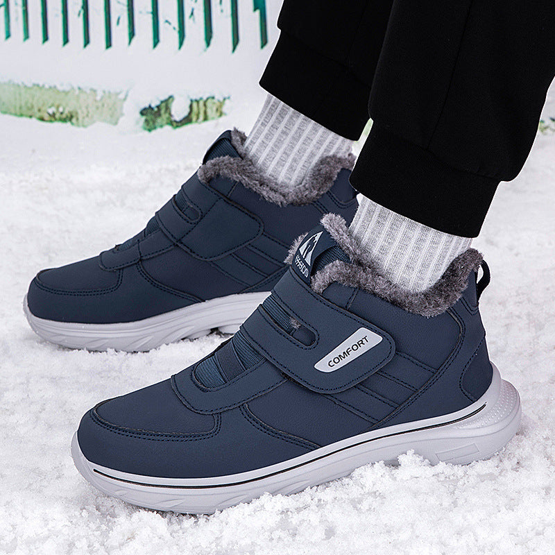 Damen isolierte Winter-Sneaker mit praktischem Klettverschluss und weichem Innenfutter R&B