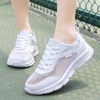 Damen Atmungsaktive Sneakers mit flexiblem Mesh-Obermaterial und Dämpfung R&B