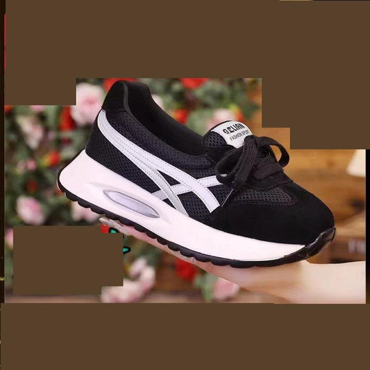 Damen Sportliche Sneaker mit atmungsaktiver Mesh-Oberfläche und gepolstertem Komfortfußbett R&B