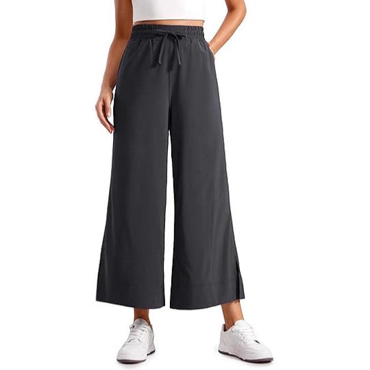 Damen weit geschnittene Sporthose mit elastischem Bund R&B