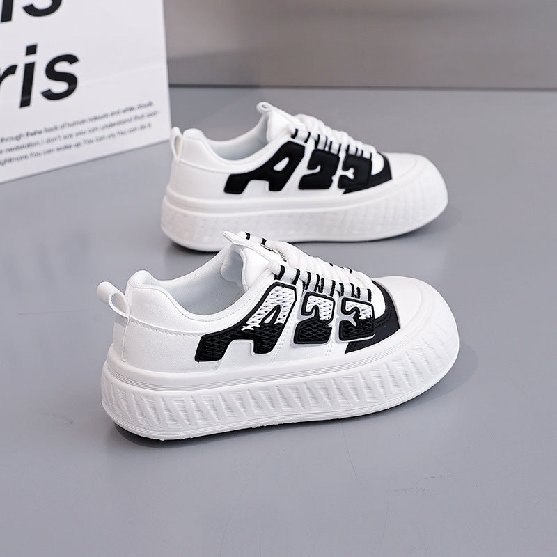 Damen modische Plateau Sneakers mit einzigartigem Design und bequemer Dämpfung R&B