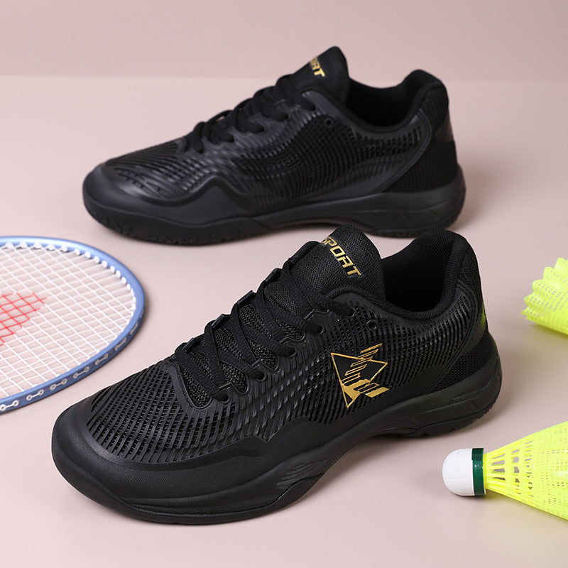 Damen Sportliche Badmintonschuhe mit rutschfester Sohle und atmungsaktiven Mesh-Einsätzen R&B