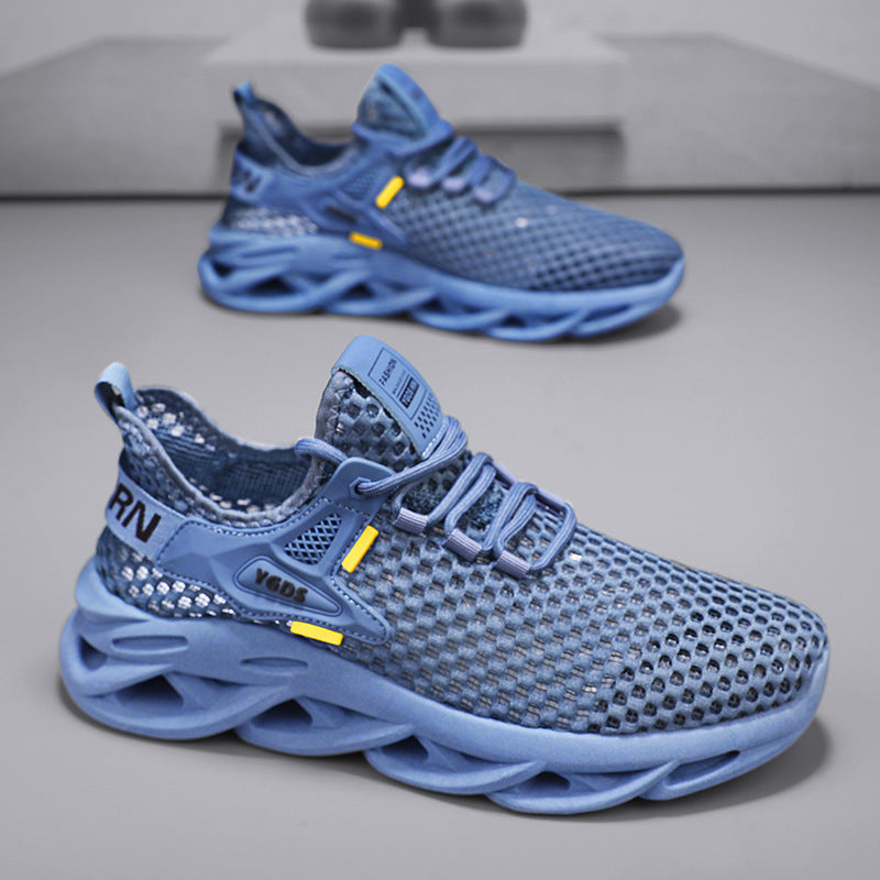 Damen Sportliche Sneakers mit atmungsaktiver Mesh-Oberfläche und flexibler Sohle R&B