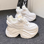 Damen Plateau-Sneaker mit extrem dämpfender Sohle und atmungsaktiver Oberfläche R&B