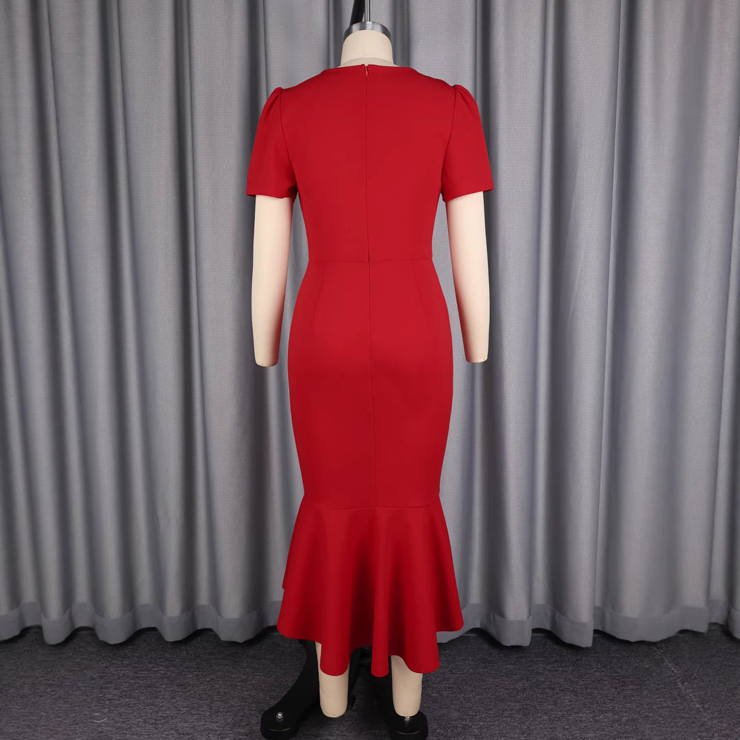 Damen Figurschmeichelndes Abendkleid R&B