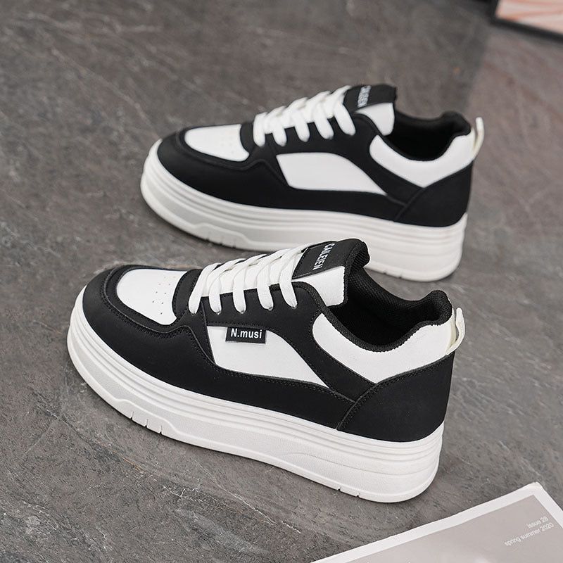 Damen Sportliche Chunky Sneakers mit dicker Laufsohle R&B