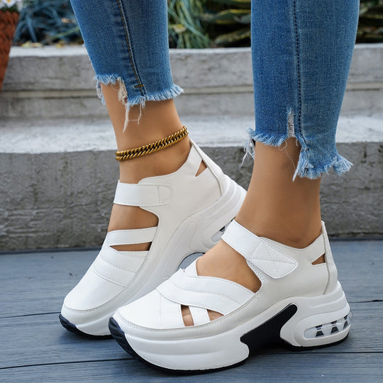 Damen Sportliche Riemchen-Sandalen mit dämpfender Sohle und atmungsaktivem Design R&B
