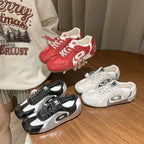 Damen modische Sport-Sneaker mit atmungsaktiver Obermaterialstruktur und stoßdämpfender Sohle R&B