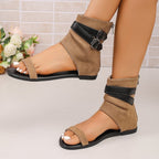 Damen Elegante Ankle-Sandalen mit verstellbaren Riemen R&B